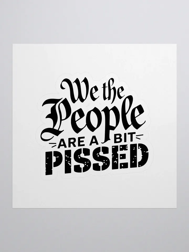 We the People - Kiss Cut Stickers product image (1)