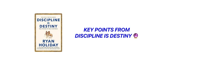 Discipline is Destiny: Key Points product image (1)
