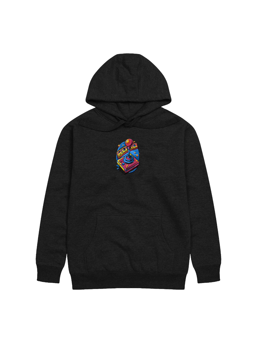 Retro Joystick Center Embroidered Hoodie product image (1)