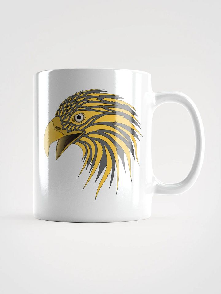 White Glossy Mug, Eagle product image (1)