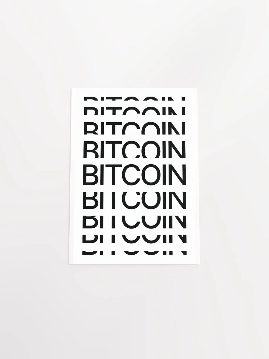 Bitcoin Expansion Poster (white) product image (4)