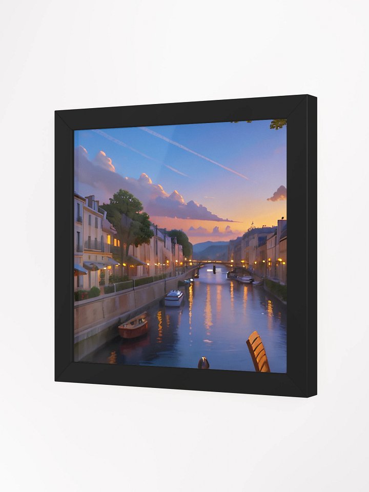 Sunset Canal Serenity Poster product image (6)