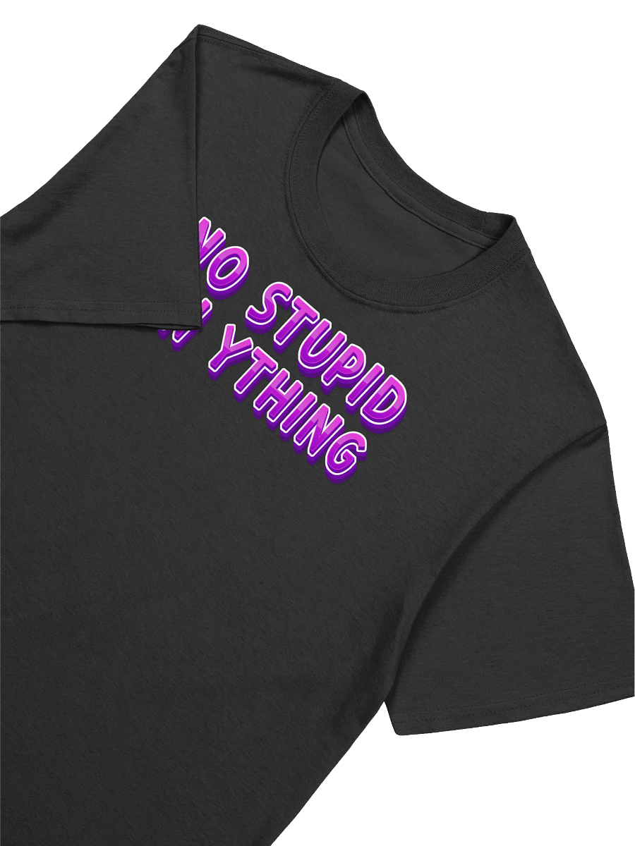 NO STUPID AN YTHING T-Shirt product image (3)