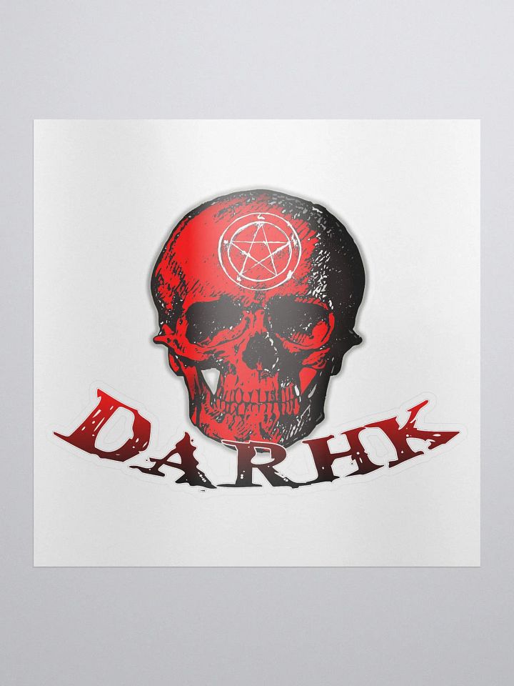 Darhk Skull Sticker (With Name) product image (1)