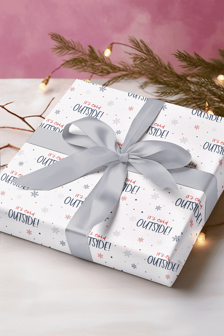 It's Cold Wrapping Paper product image (1)