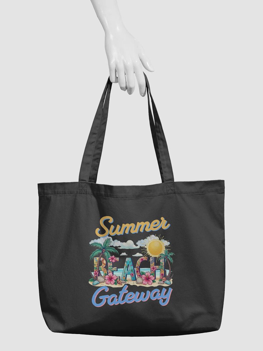 Summer Gateway Beach Tropical Bliss Organic Tote Bag product image (3)