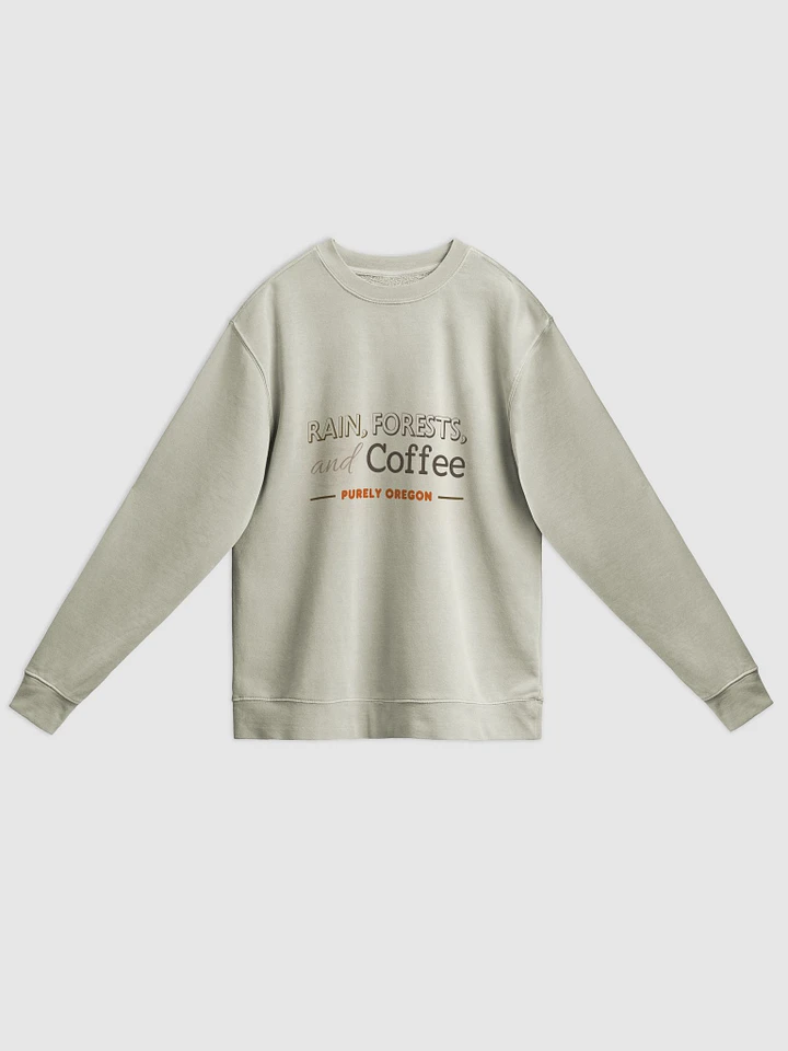 Oregon Coffee Lovers' Pigment Dyed Crewneck Sweatshirt product image (1)