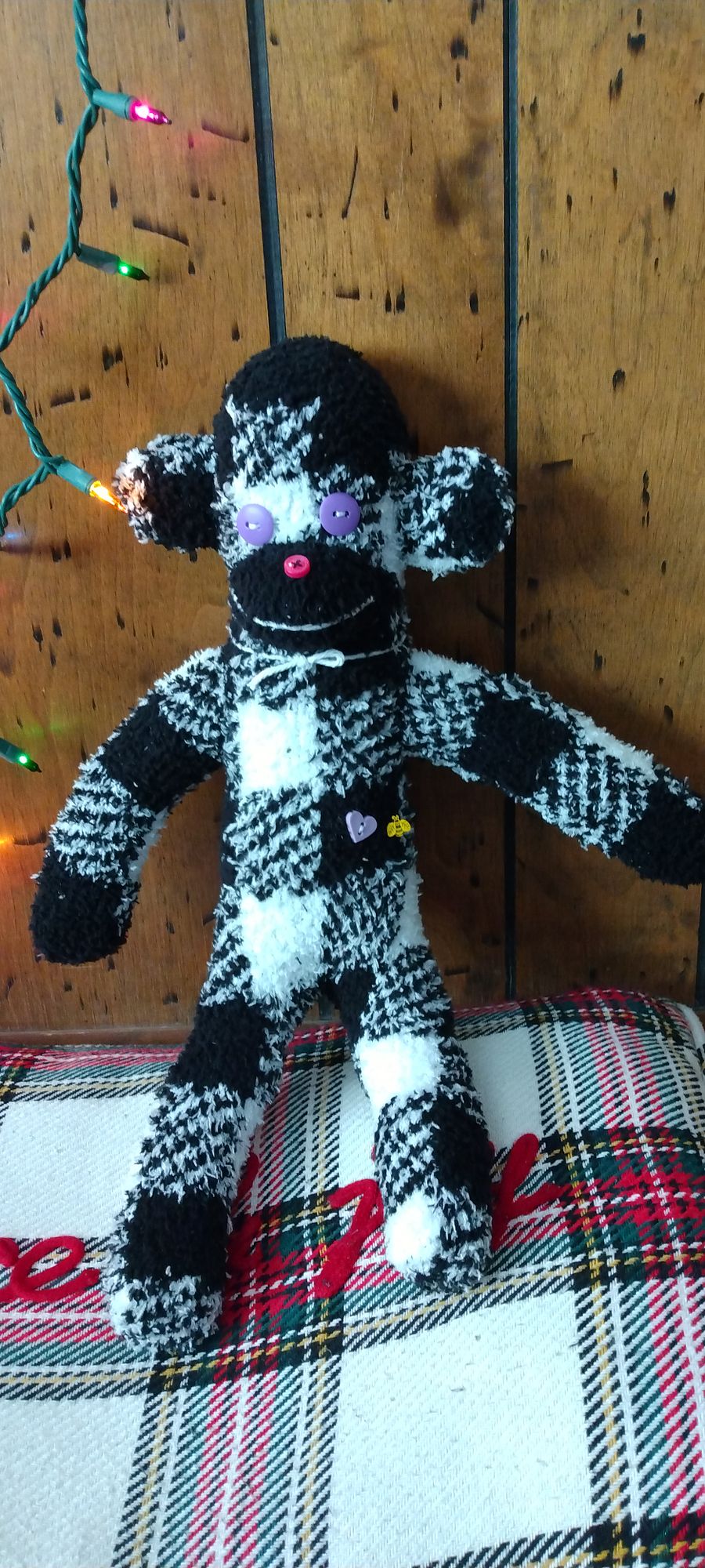 Lovely Plush Monkey, handmade with love by Miss Maria product image (4)
