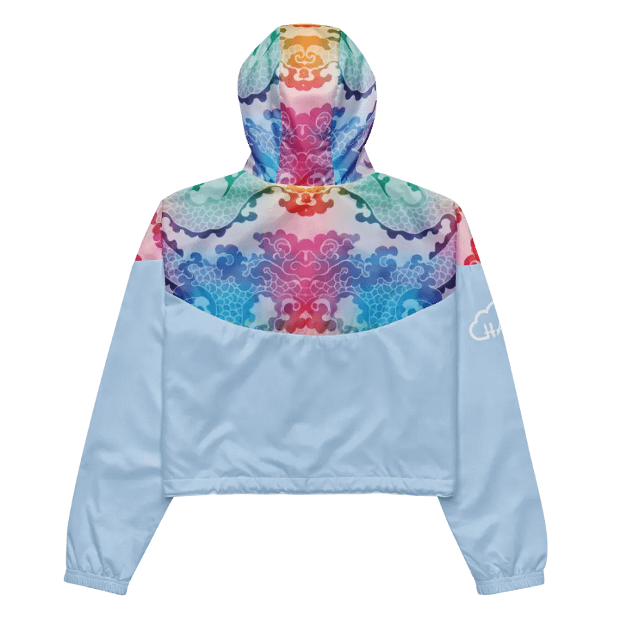 Pastel Incarnation Women's Cropped Windbreaker product image (5)