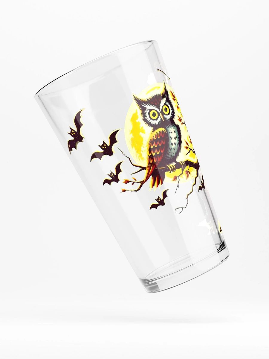 Owl Full Moon 16 oz Glass - Spooky Glassware product image (4)