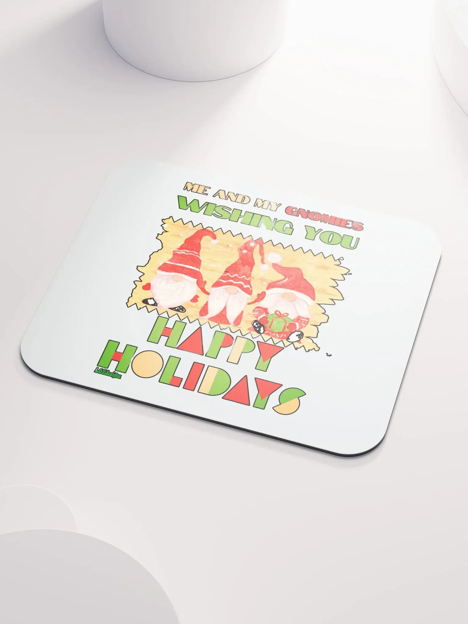 ME AND MY GNOMIES WISHING YOU HAPPY HOLIDAYS product image (3)