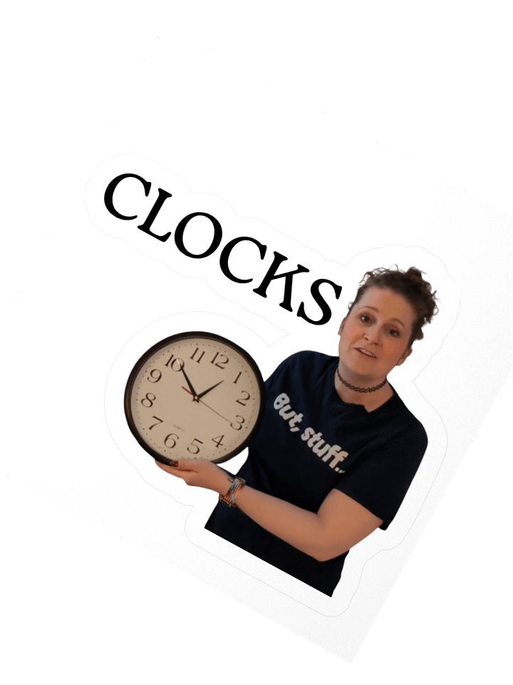 Clocks Sticker product image (5)