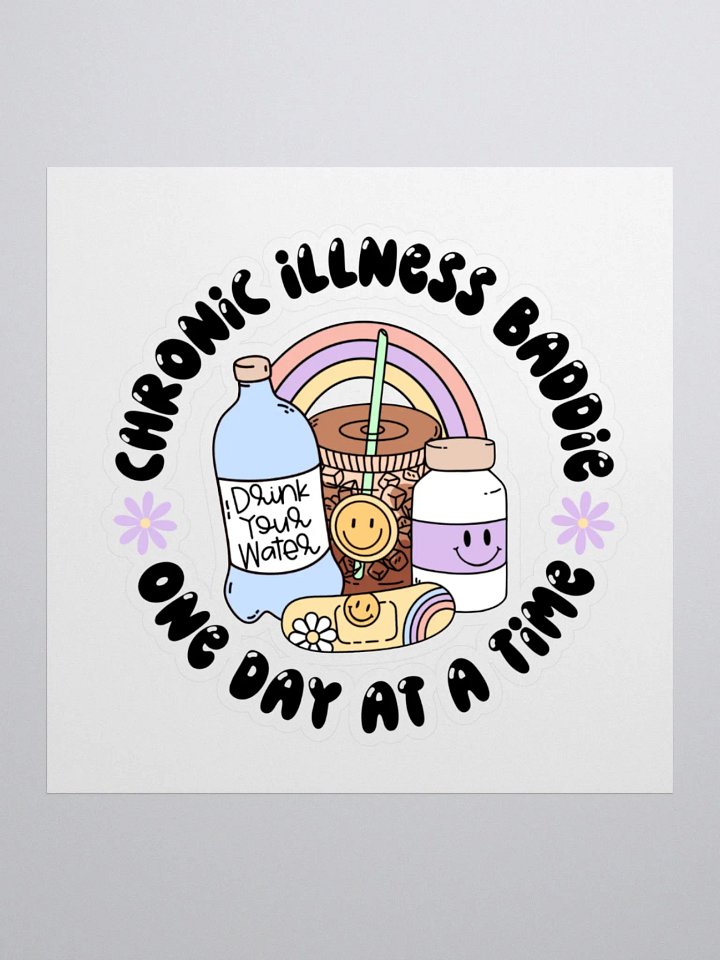 Chronic Illness Baddie Sticker product image (1)