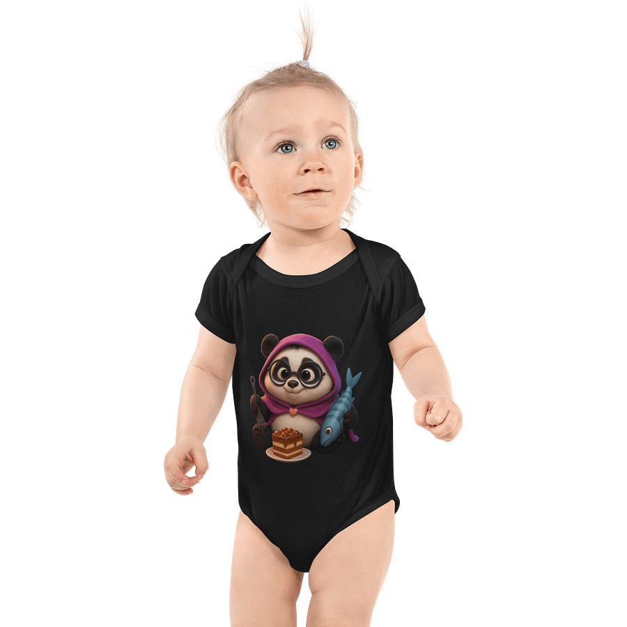 Yummy Panda - Baby Short Sleeve Bodysuit product image (1)