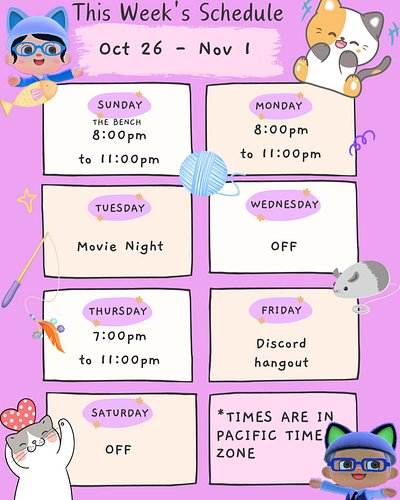 Hope you have a great week!