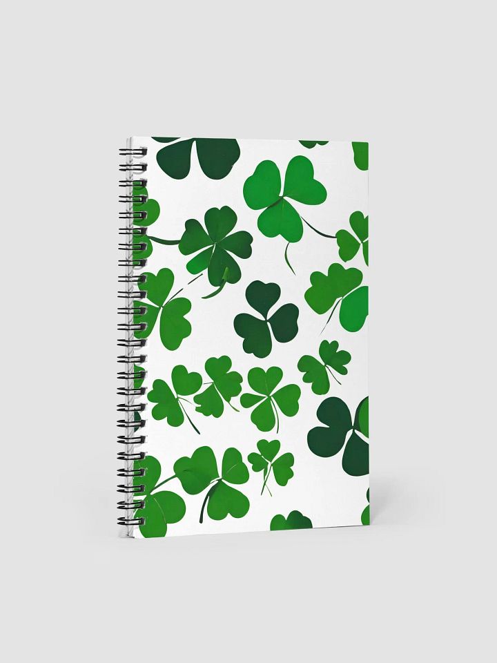 Clover Leaf Artistic Design Spiral Notebook product image (1)