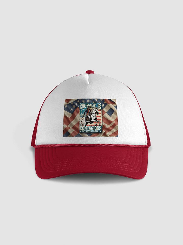 Courageous Patriots Foam Trucker Hat product image (1)