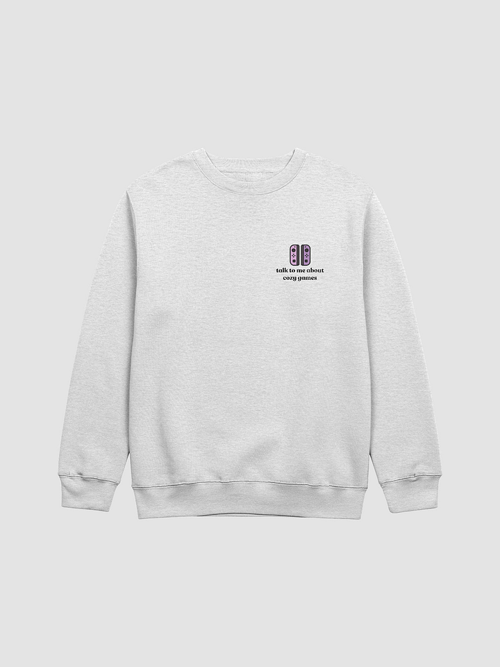 Talk to me about cozy games sweater, black product image (1)