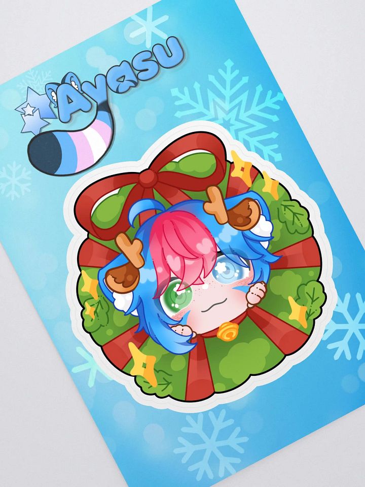 Chibi Aya Wreath Sticker! product image (1)