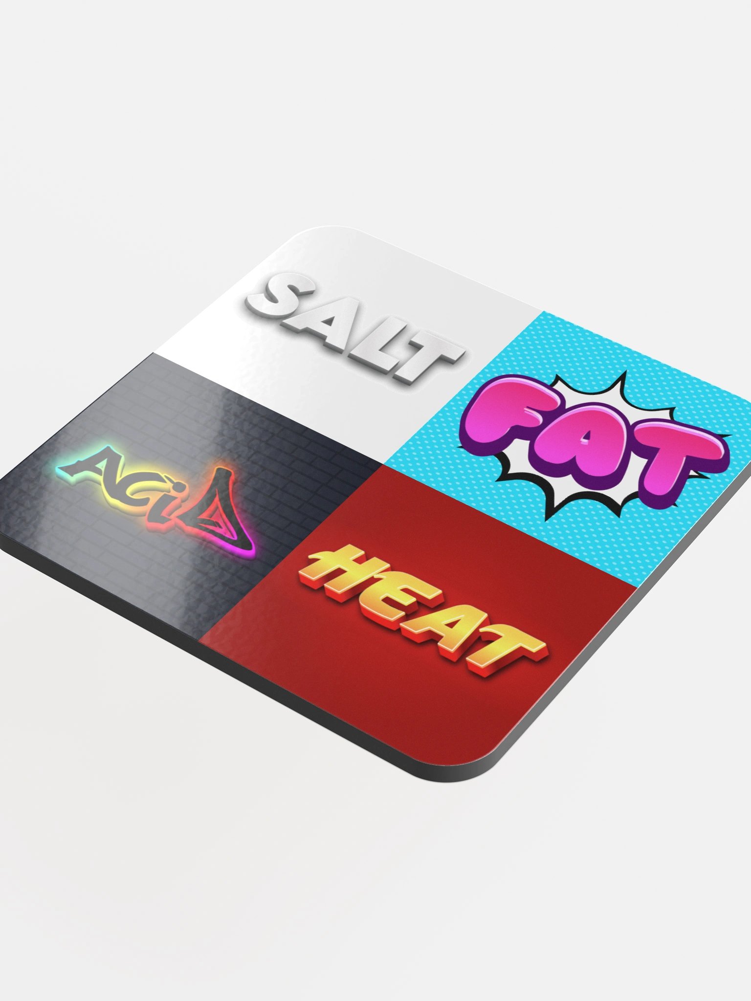 Salt Fat Acid Heatr - Glossed Cork Coaster product image (4)