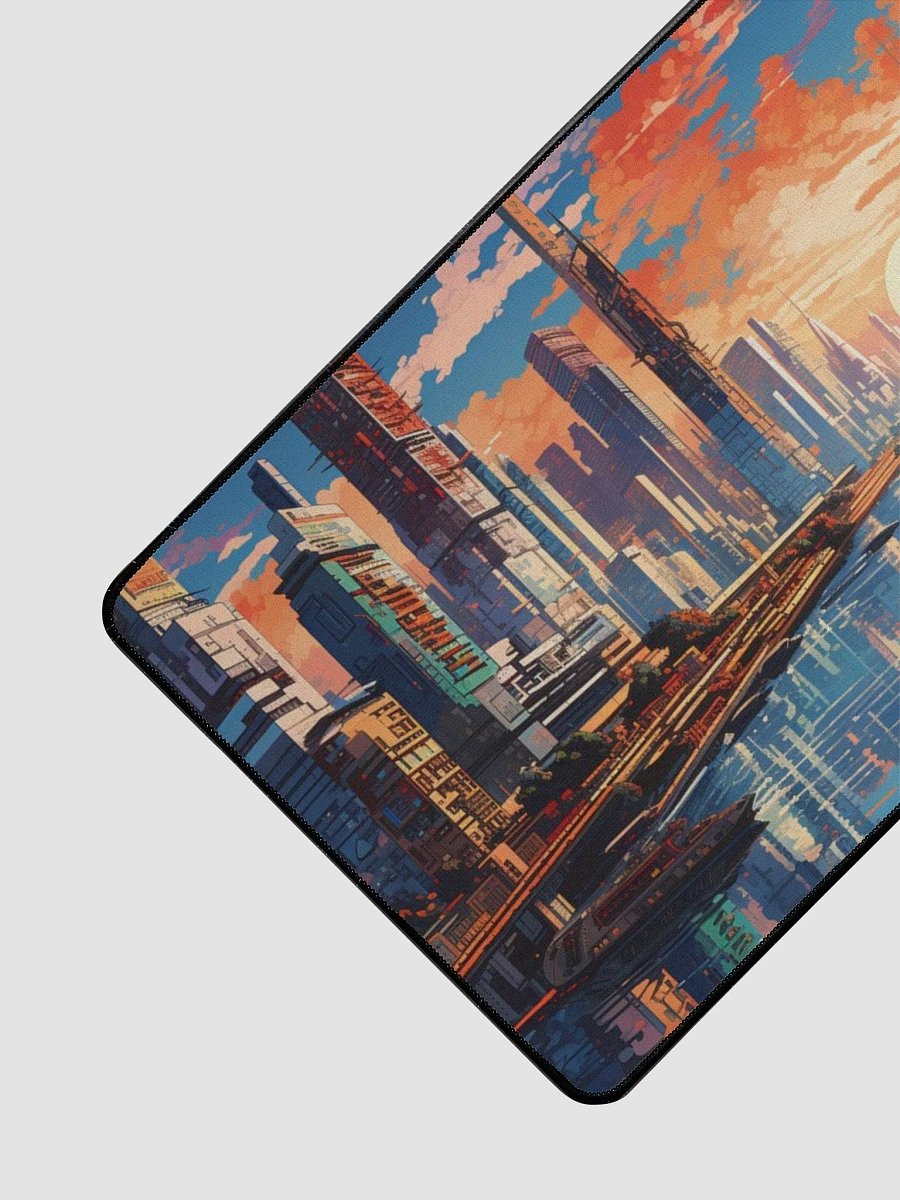 Futuristic Cityscape Desk Mat product image (3)