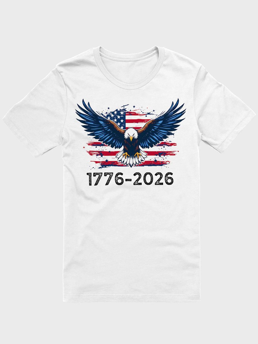 Patriotic American Eagle Flag T-shirt | 1776-2026 USA Bald Eagle Red White Blue Stars Stripes Tee product image (38)