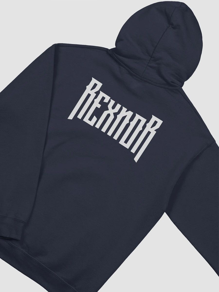 REXNOR Hoodie (White Logo + Text Upper Back) product image (6)