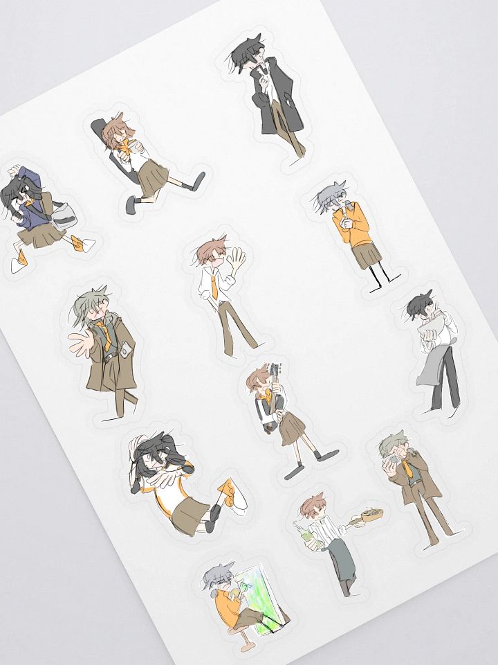Waku waku high school student Lots of Stickers product image (1)