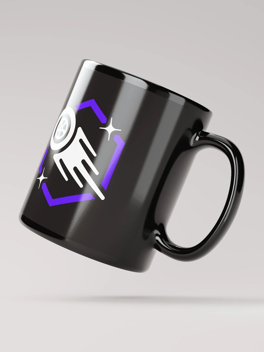 Black Ceramic Mug (Color Logo) product image (3)