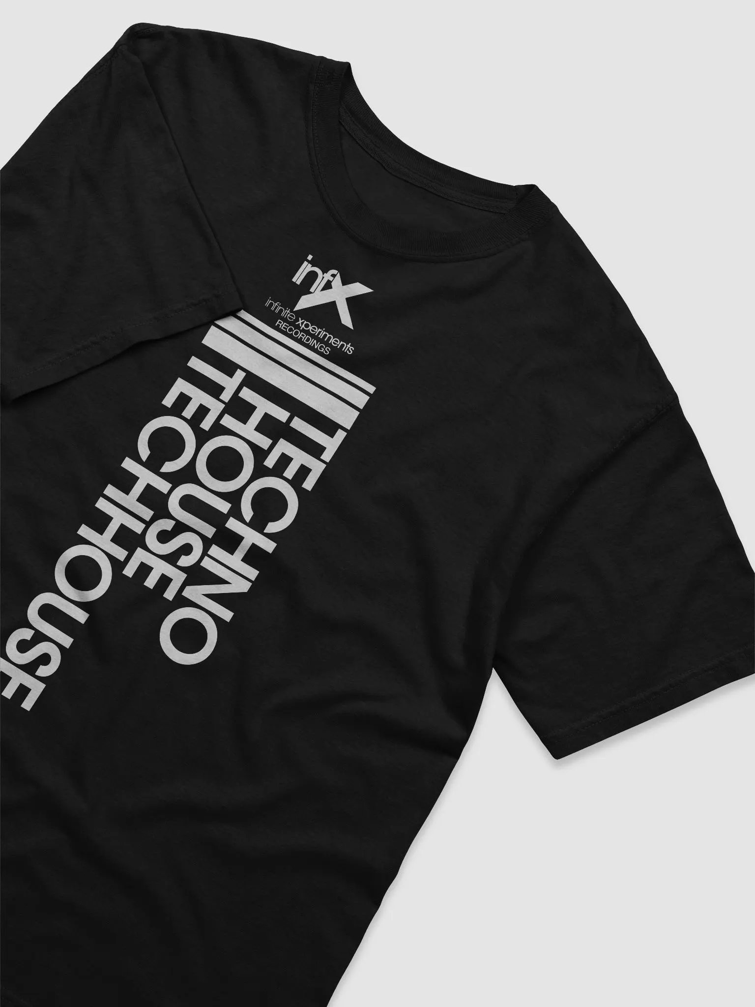 InfX Records Techno Black T-Shirt product image (3)