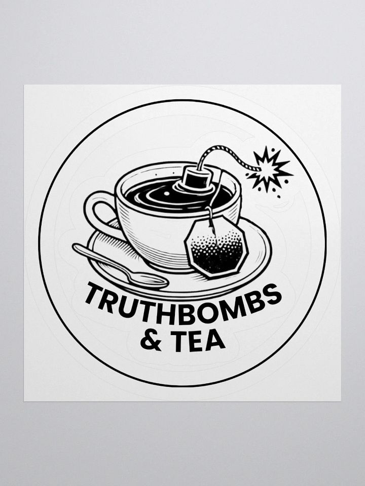 Truthbombs & Tea Official Logo Sticker product image (3)