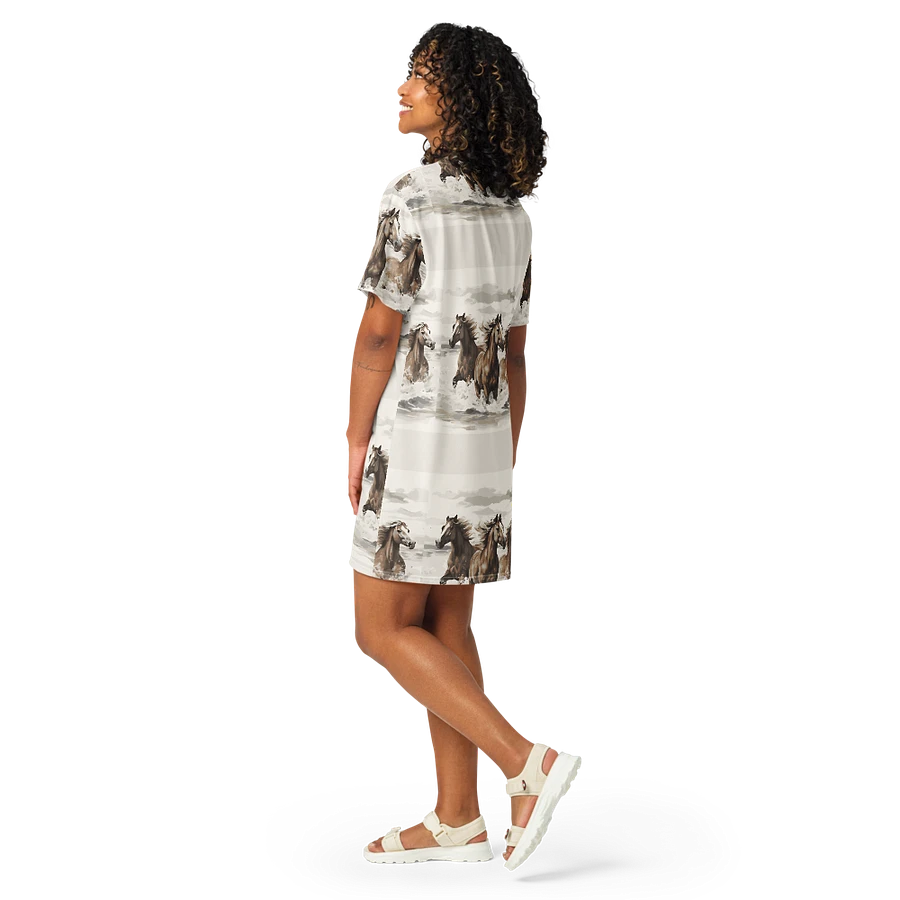 Galloping Grace Horse T-Shirt Dress product image (2)