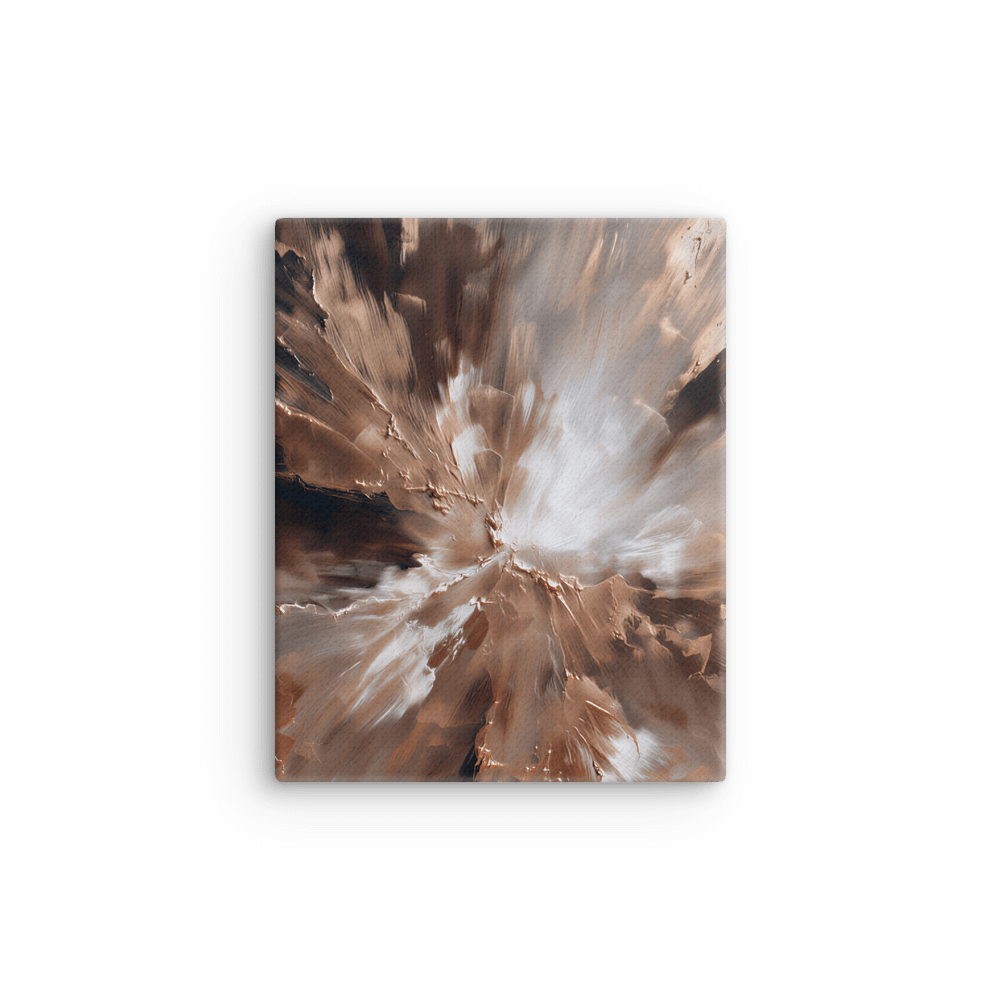 Molten Horizon – Abstract in Warm Bronze and Soft White Tones product image (12)
