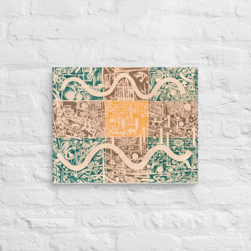 When Everything Is It (Cabin Painting) (1996) on canvas product image (2)