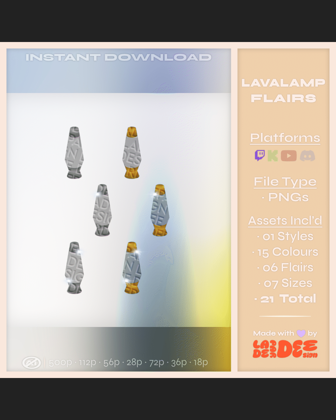 Lava Lamp Badges product image (5)