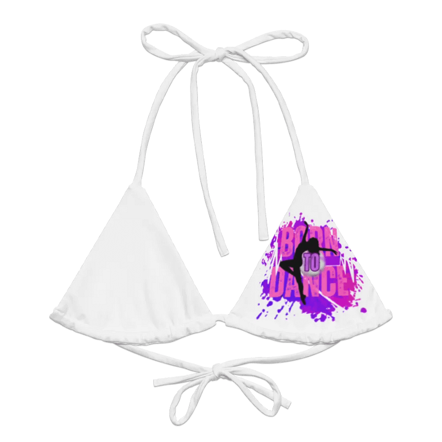 Born to Dance Her Silhouette String Bikini Top product image (1)