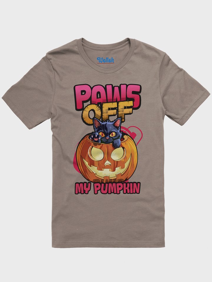 Paws Off My Pumpkin - Funny Black Cat Lover Halloween Shirt product image (49)
