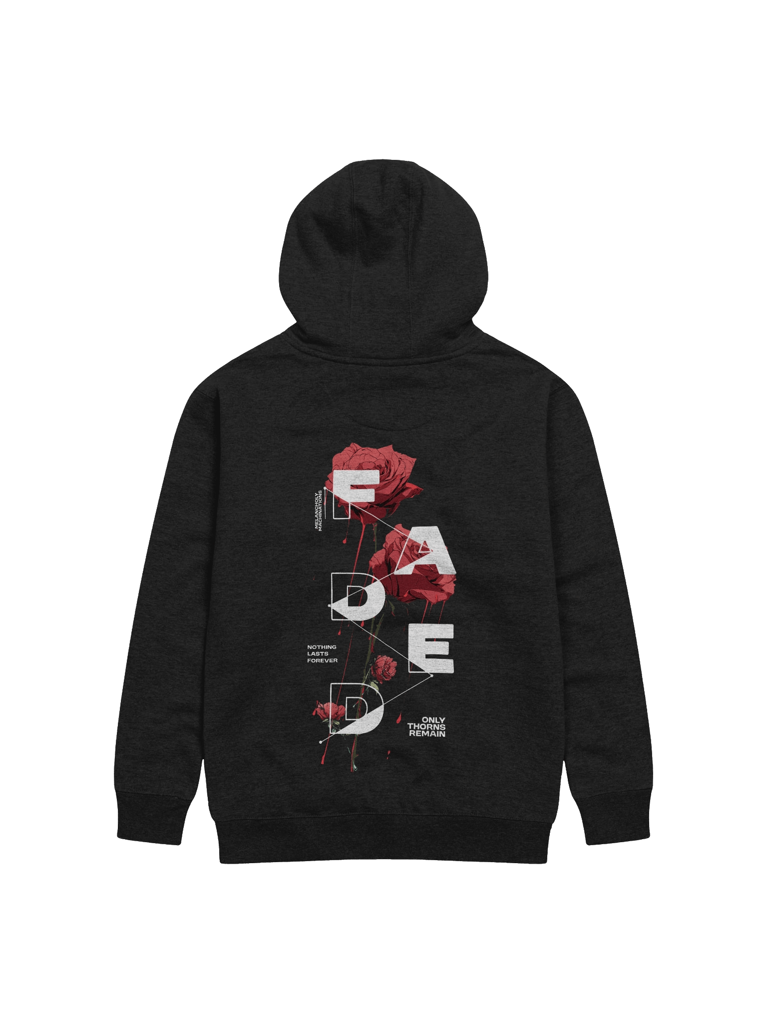 Faded Roses Premium Printed Hoodie product image (1)