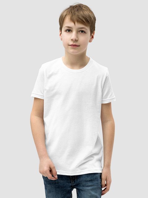 Photo showing Bella+Canvas Youth Short Sleeve T-Shirt