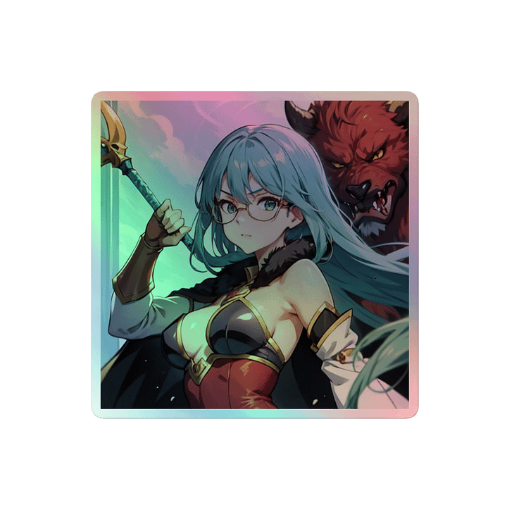 Aqua K Warrior HOLOGRAPHIC" STICKERS product image (2)