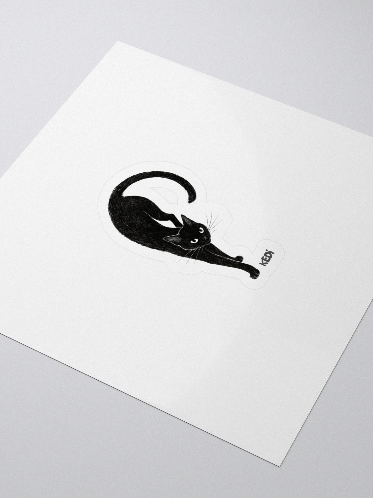 Mystic Feline Art Kiss-Cut Stickers product image (3)