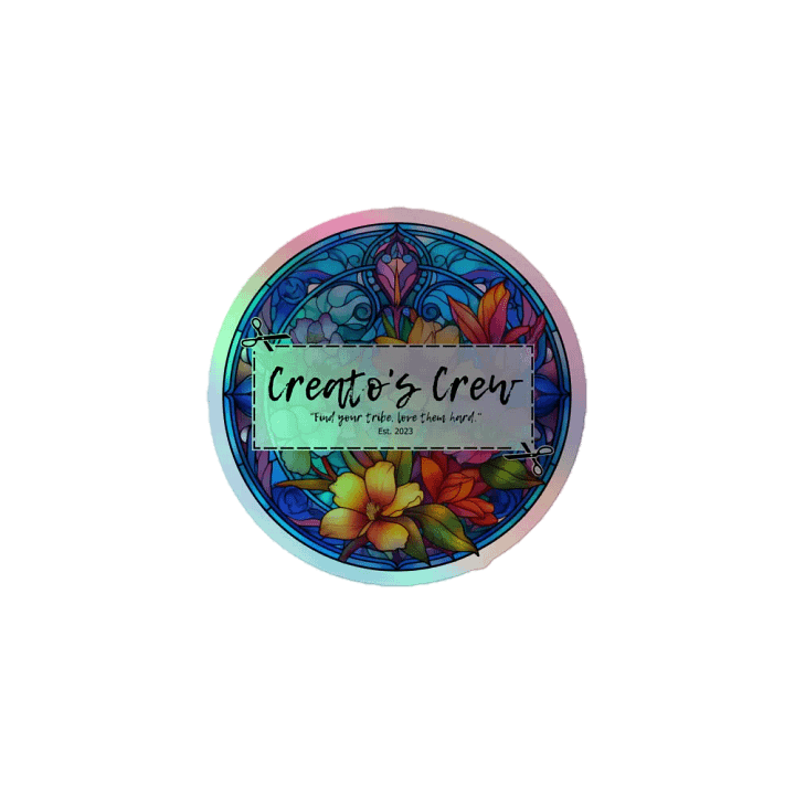 Crew Holographic Logo Sticker 2 product image (1)