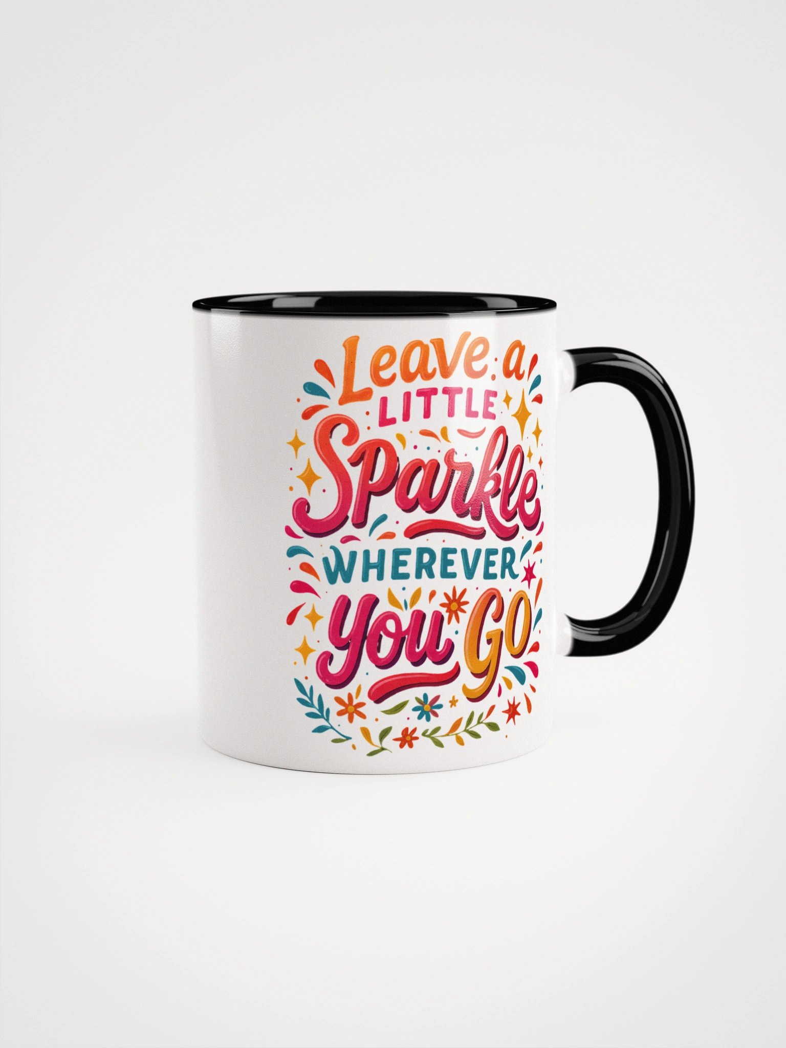 Leave a Little Sparkle – Motivational Rainbow Mug product image (12)