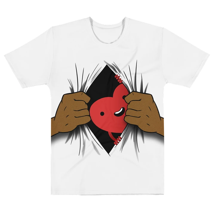 Open Heart (white shirt / dark brown skin tone) product image (1)