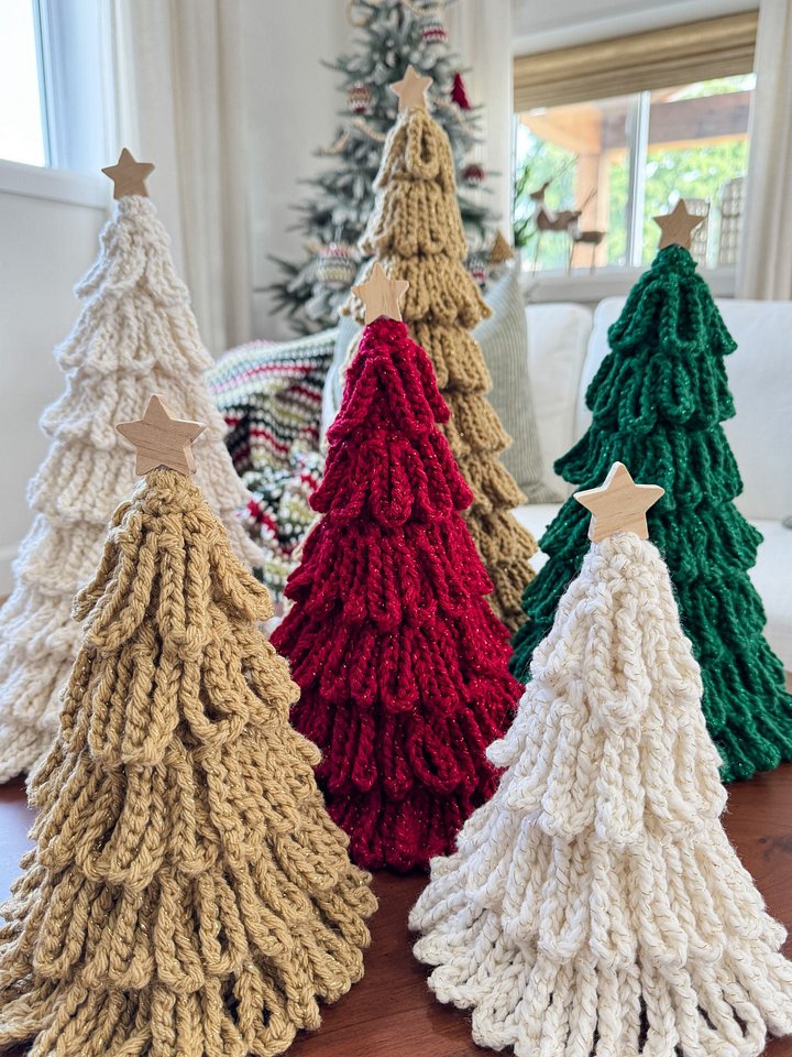 Bulky & Quick Loopy Ombre Trees Crochet Pattern product image (2)