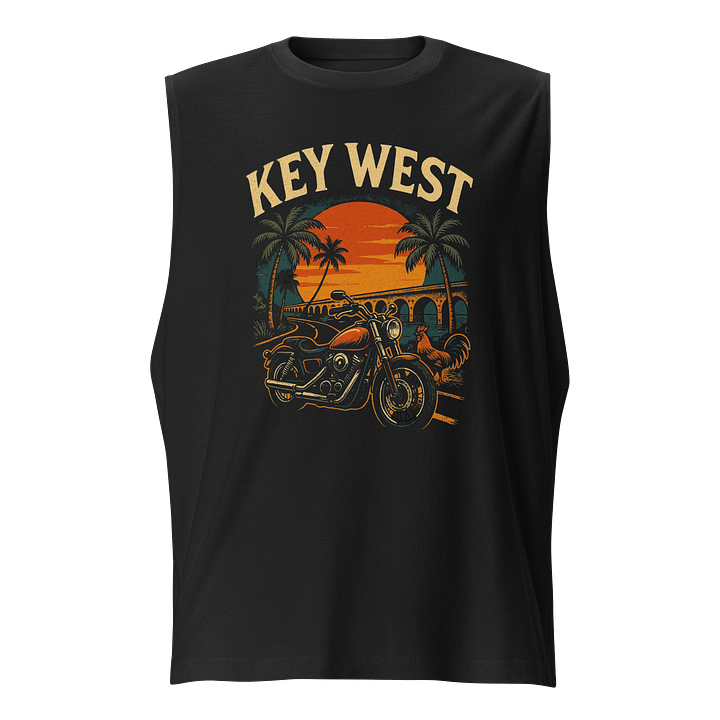 Key West Rider Rooster Men's Tank Top product image (2)