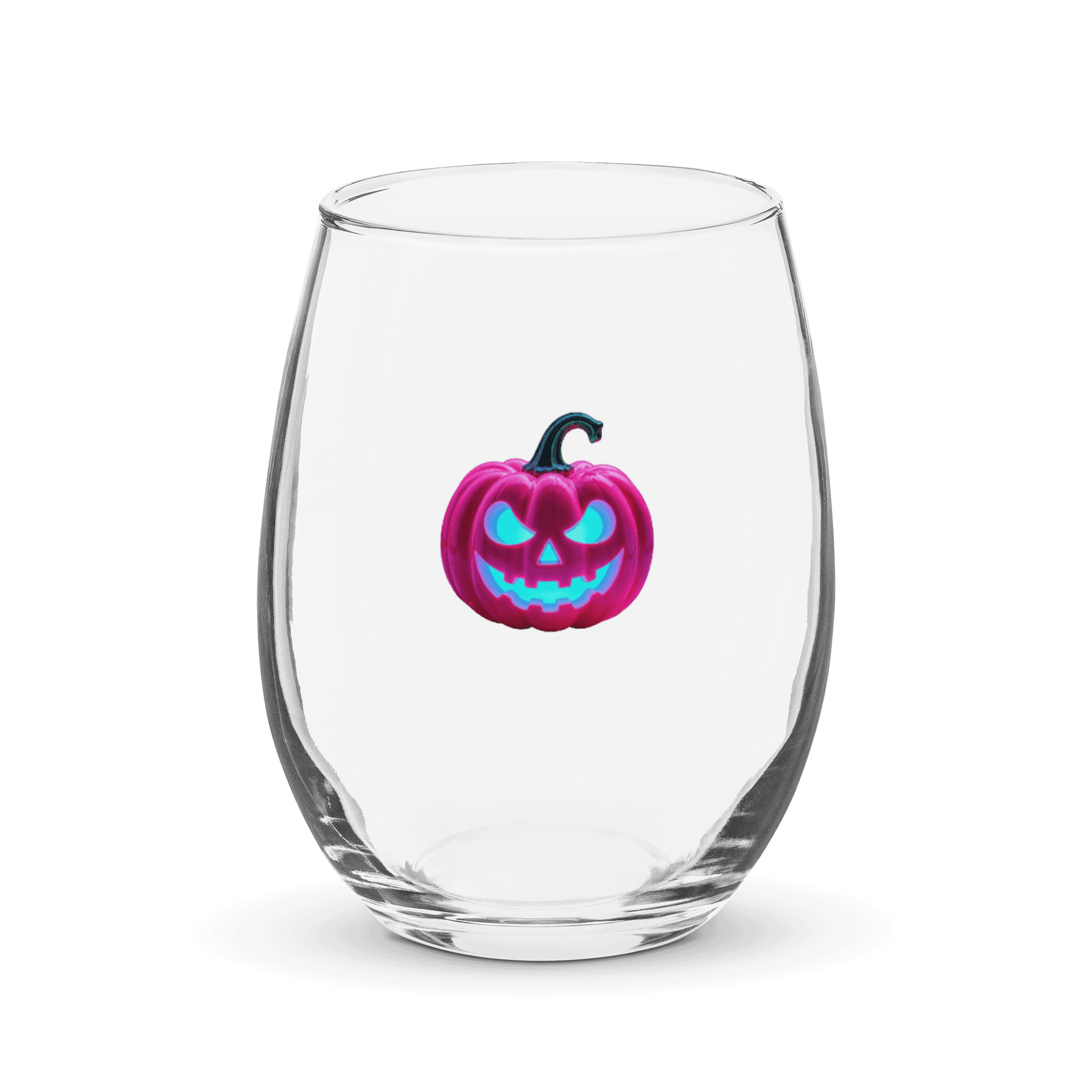Andromeda Siren Halloween Jack-O-Lantern Wine Glass product image (1)