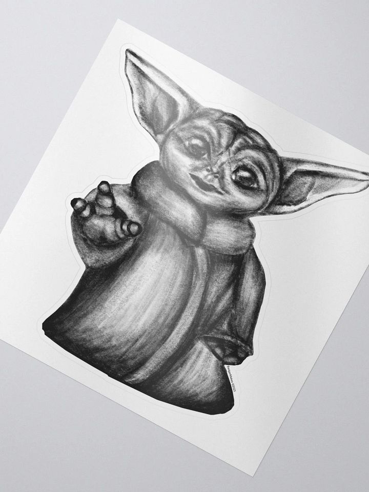 Alien Sketch Sticker product image (2)