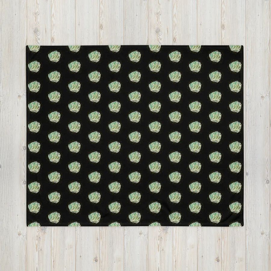 ItsMeHarp Shiny rock Throw Blanket product image (16)