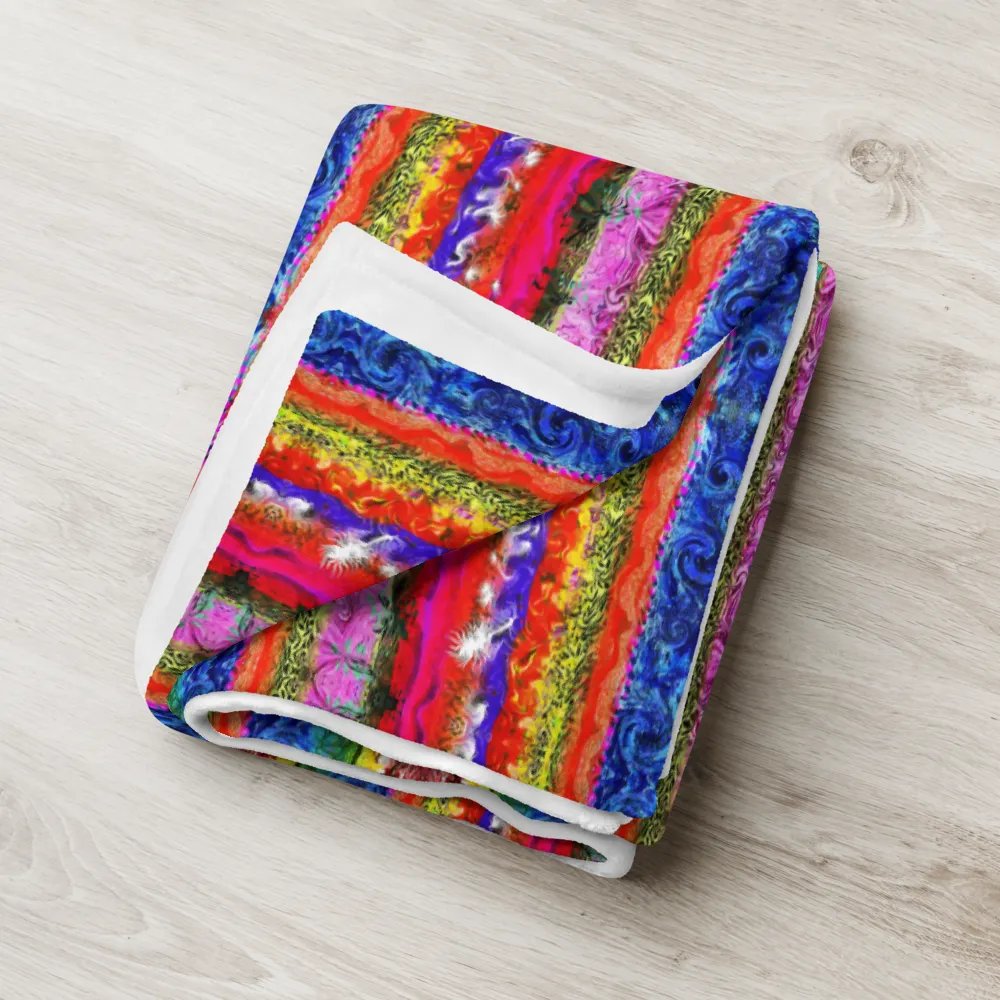 Boho colorful Stripes - Throw Blanket product image (9)